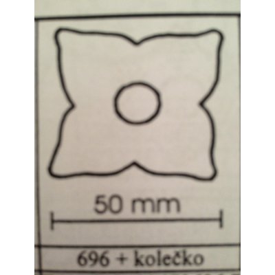 Vykrajovátko čtverec cípatý + kolečko - Felcman – Hledejceny.cz
