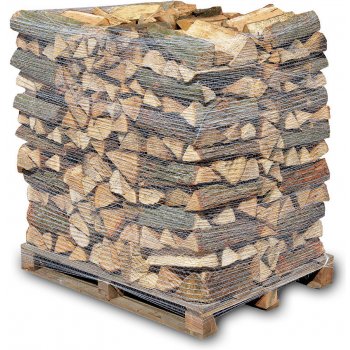 OPTIMTOP Palivové dřevo rovnané, mix tvrdých dřevin, 33 cm, 1 prmr