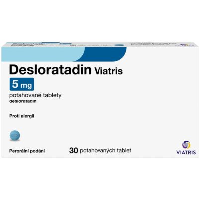 DESLORATADIN VIATRIS 5MG TBL FLM 30 – Zbozi.Blesk.cz