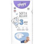 Bella Baby Happy Soft&Delicate 3 Midi 5–9 kg 50 ks – Zbozi.Blesk.cz
