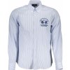 Pánská Košile La Martina košile s dlouhým rukávem modrá
