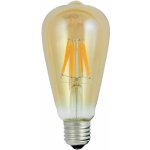 Polux 7516 LED žárovka LED E27 ST64 4W = 30W 320lm 2200K Teplá bílá 360° Filament GOLDLUX – Hledejceny.cz