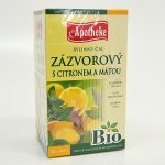Apotheke Mediate BIO Zázvor s citronem a mátou čaj 20 x 1,5 g – Zbozi.Blesk.cz