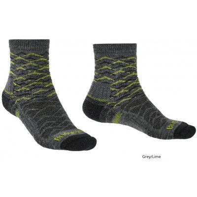 Bridgedale Hike Lightweight Merino Endurance ponožky greylime – Hledejceny.cz