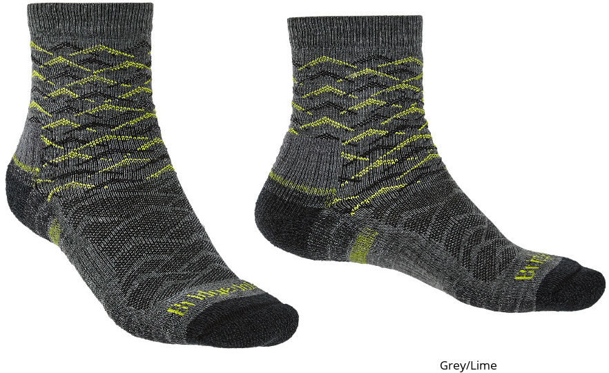 Bridgedale Hike Lightweight Merino Endurance ponožky greylime