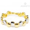 Prsteny Adanito BRR0820GS Zlatý z kombinovaného Zlata