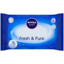Vlhčený ubrousek Nivea Baby Fresh & Pure Cleansing Wipes 63 ks