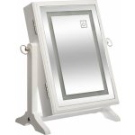 Atmosphera šperkovnice se zrcadlem a LED osvětlením bílá – Zboží Dáma