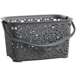MEGAPLAST košík na kolíčky MONAKO 23,5 x 15,5 x 13 cm PH ŠE metalíza – Hledejceny.cz