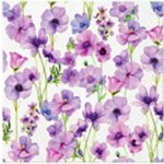 POL-MAK Papírové ubrousky Wild Violet 33x3x20 – Zbozi.Blesk.cz