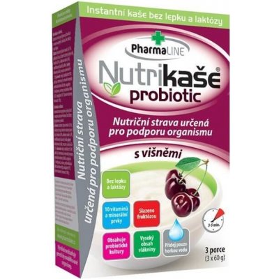 Mogador Nutrikaše probiotic s višněmi 3 x 60 g