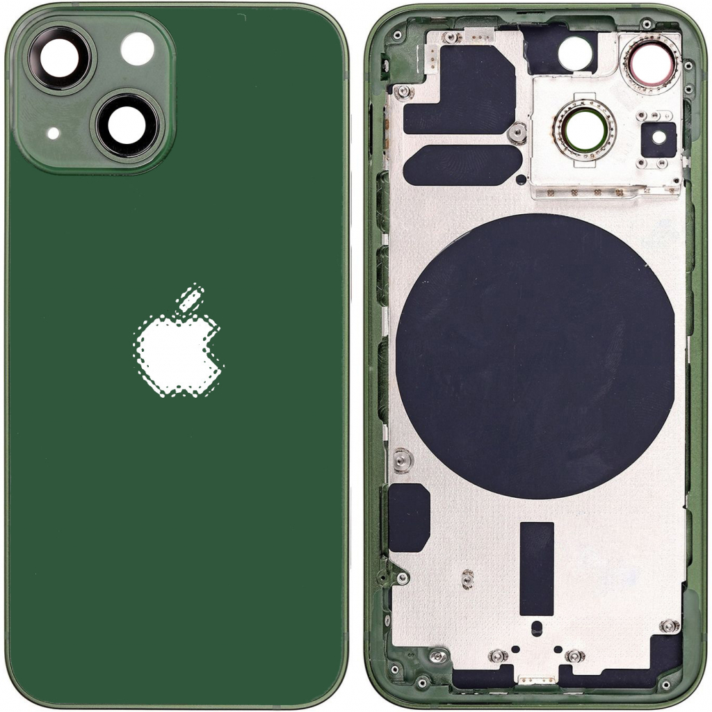 Kryt Apple iPhone 13 Mini - Zadní Housing (Green), Green