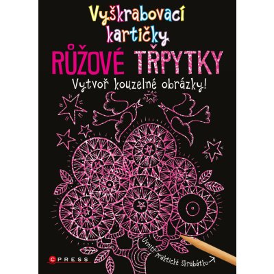 Vyškrabovací kartičky: Růžové třpytky - CPRESS – Zbozi.Blesk.cz