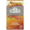 Čaj Ahmad Tea Rooibos a skořice 20 x 1,5 g