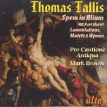 Thomas Tallis - Spem In Alium 40 Part Motet ; Lamentations, Motets Hymns CD – Hledejceny.cz