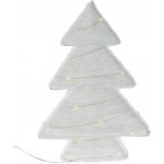 Home Styling Collection Dekorativní vánoční stromeček z materiálu s LED 30 cm – Hledejceny.cz