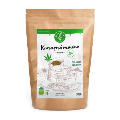 Zelená Země Konopná mouka hladká BIO 0,5 kg – Sleviste.cz