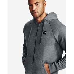 Under Armour UA Rival Fleece FZ Hoodie šedá