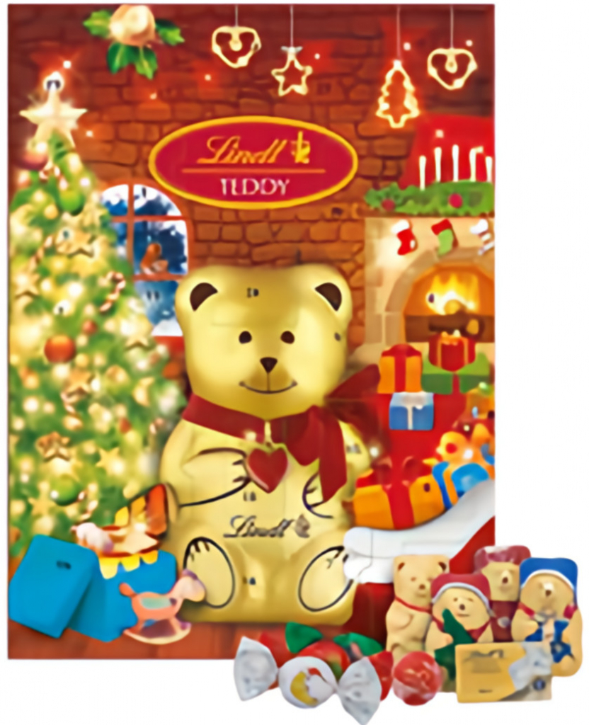 LINDT Teddy Calendar Xmas Tree 170 g