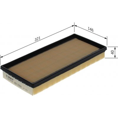 Vzduchový filtr BOSCH F 026 400 452 – Hledejceny.cz