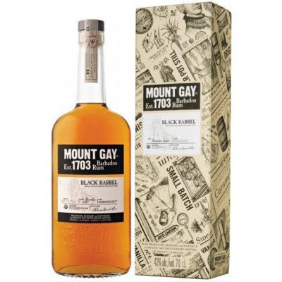 MOUNT GAY BLACK BARREL 43% 0,7 l (karton)