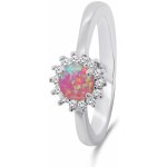 Brilio Silver stříbrný s opálem a zirkony RI056WP – Hledejceny.cz