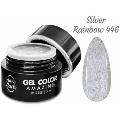 NANI UV gel Amazing Line Silver Rainbow 5 ml – Zboží Dáma
