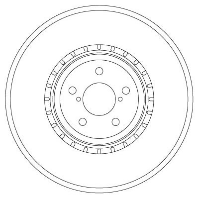 Brzdový kotouč TRW DF6923S | Zboží Auto