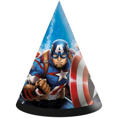 Moje party Čepičky papírové Avengers evergreen 6 ks – Zboží Mobilmania