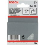 Bosch sponky do sponkovačky, typ 53 - 11,4 x 0,74 x 6 mm - 1000 ks 1609200326 – Sleviste.cz