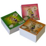 Záznamní kostky bílé - 9 cm x 9 cm x 4,5 cm / lepená vazba – Hledejceny.cz