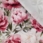Takoy Šatovka / látka na šaty lesklá květiny světlé 148 – Hledejceny.cz