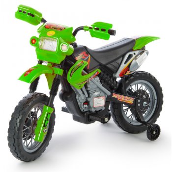 Kids World elektrická motorka Enduro-zelená