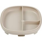 Dětský silikonový talíř s přísavkou 2v1, b.box, béžový – Zboží Dáma