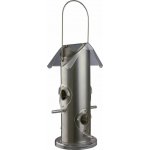 Trixie Zahradní krmítko 4 otvory 14x25x14 cm kovové stříbrné – Zboží Dáma