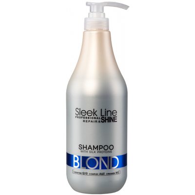 Stapiz Sleek Line Blond Šampon pro blond vlasy poskytující platinový odstín 1000 ml – Zbozi.Blesk.cz