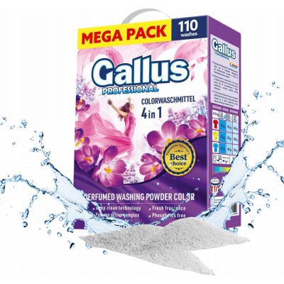 Gallus Profesional Color prací prášek 6,05 kg 110 PD – Zboží Dáma