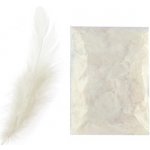 Peří barevné Luma, bílé, 10g – Zbozi.Blesk.cz