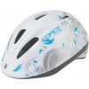 Cyklistická helma Force Fun Flowers bílo-šedo-modrá 2015