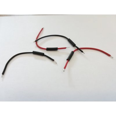 Topautodrahy.cz 4ks 8cm Náhradní silikon drátky+bužírky – Zboží Dáma