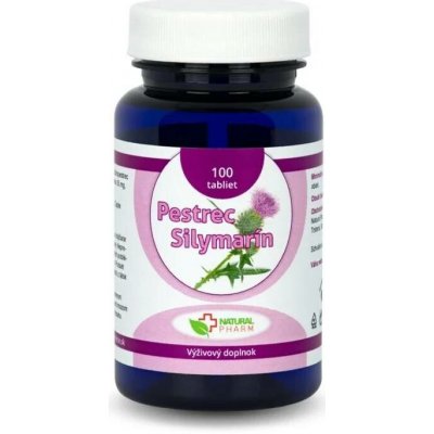 Natural Pharm Pestrec Silymarín 35 mg 100 tablet – Hledejceny.cz