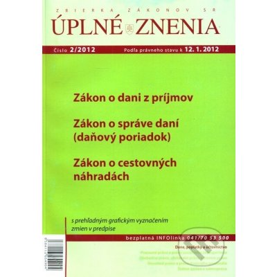 UZZ 2/2012 Zákon o dani z príjmov – Zboží Mobilmania