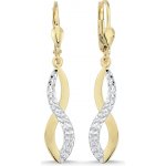 Lillian Vassago zlaté visací náušnice s gravírem LLV46-GER072 – Hledejceny.cz