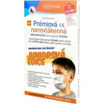 NANO M.ON Juniorská prémiová nanovlákenná zdravotnická maska svítivě oranžová gumička 10 ks – Zboží Dáma