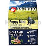 Ontario Puppy Mini Lamb & Rice 2,25 kg – Hledejceny.cz