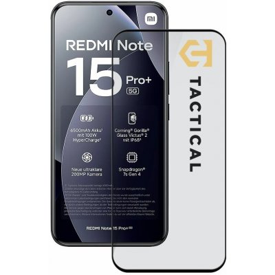 Tactical Glass Shield 5D sklo pro Xiaomi Redmi Note 15 Pro+ 4G/5G Black 57983128523 – Sleviste.cz