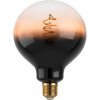 Žárovka Eglo Filamentová LED žárovka E27, G125, 4W, 100lm, 1700K, teplá bílá, hnědá