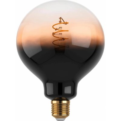 Eglo Filamentová LED žárovka E27, G125, 4W, 100lm, 1700K, teplá bílá, hnědá