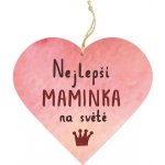 Bohemia Gifts Dřevěné vonítko do prádla srdce moje maminka 1 ks – Hledejceny.cz