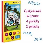 Teddies Veselý Mobil Telefon plast česky mluvící 7,5 x 15 cm na baterie se zvukem na kartě – Sleviste.cz